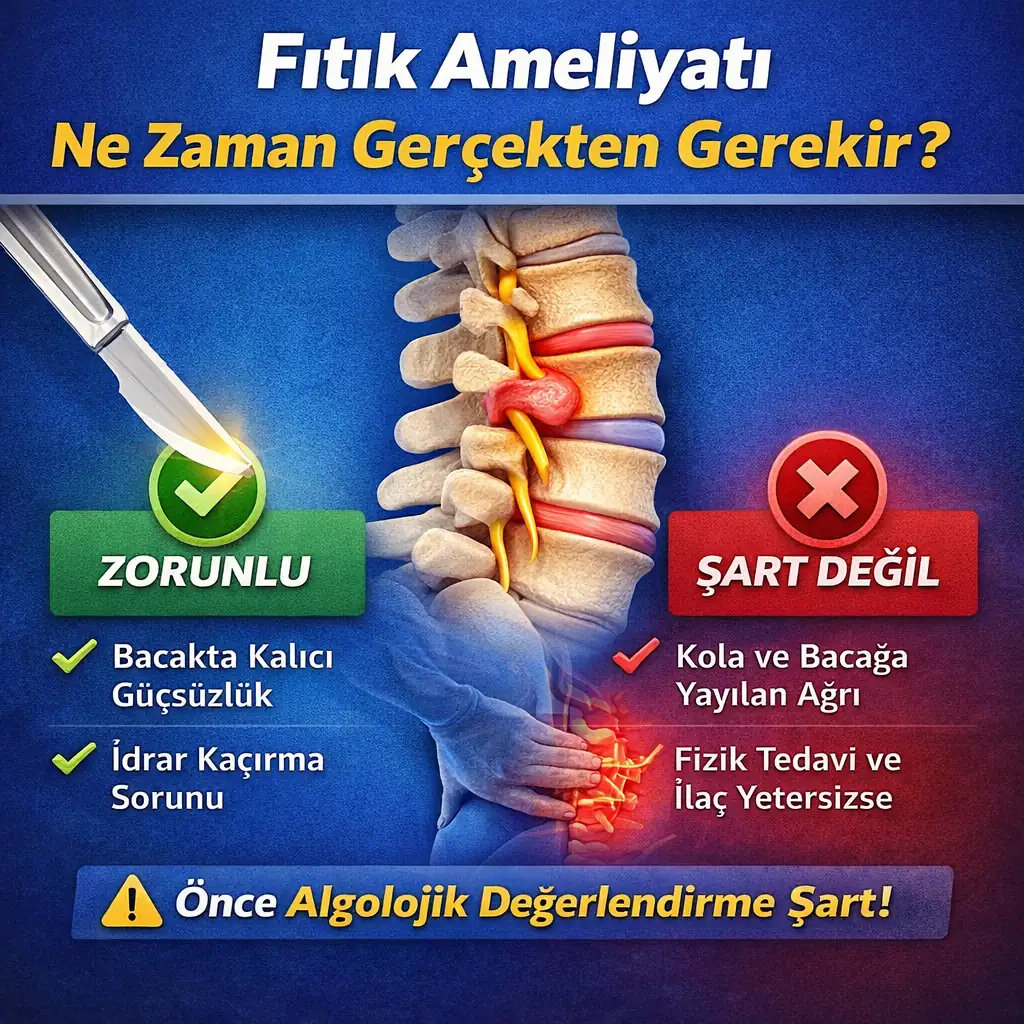Fıtık ameliyatı ne zaman gerekir